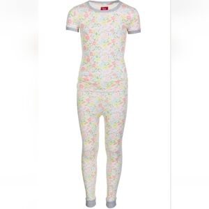 Family Pajamas Little & Big Kids Snug Fit Floral Fruits Pajamas Set
